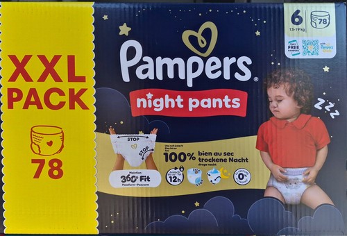 Pampers night pants couches - night,