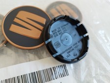 4x Centre de roue Seat Leon ST Cupra R 56mm Cache moyeu de jantes alu d'origine 