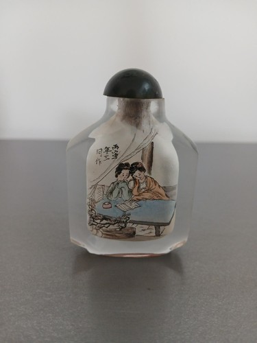 Tabatière cristal taillé - tabatière,