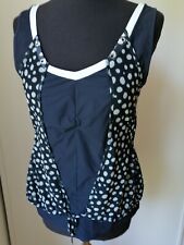 T-Shirt sans manche Bleu Blanc