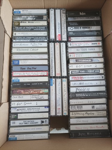 Lot 50 cassette k7 - de,