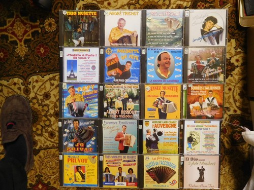 Lot accordéon - de, cd