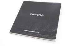 Livret certificat automatique Panerai Luminor Marina 1950 3 jours PAM01312