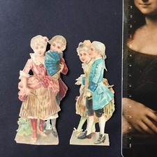 2 Chromos Anciens 10 cm