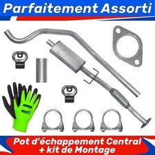 Pot d’échappement central pour Alfa Romeo Mito 1 I Hayon 1.4 (2008-2018)
