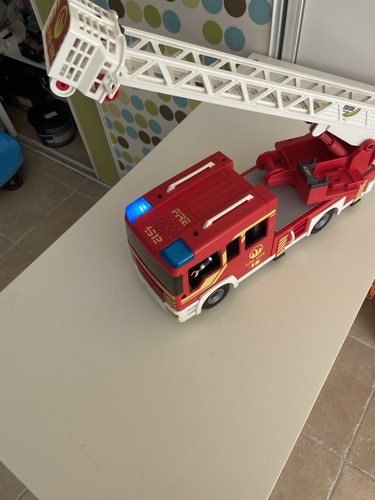 Camion pompier playmobil - pompier,