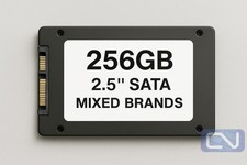 256GB 2.5" SATA Fully Tested Mixed Brands & Models Laptop SSD (One per Order)