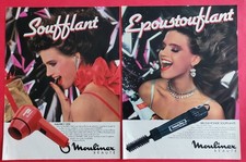 Press Advertising: MOULINEX Beauty Brush and Hair Dryer - PATES D'ITALIE 1983