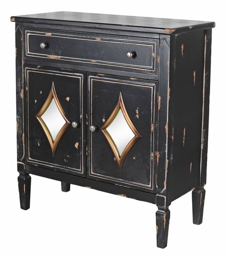 Buffet vintage noir antique - buffet,