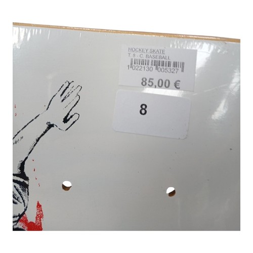 Hockey baseball white skate - baseball-white,
