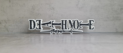 Plaque logo death note - death,