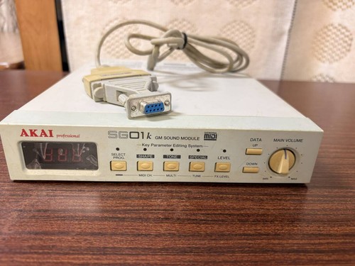 Akai sg01k sound module - akai, gm