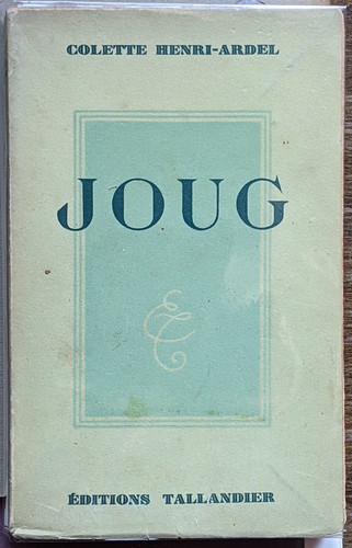 Joug colette - de  ,