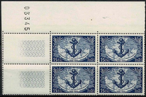 France 1951 ancre troupes - ancre,