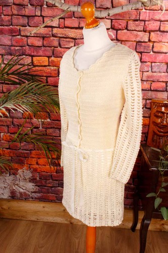 Robe vintage crochet - robe, au