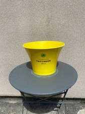 Taittinger Yellow Plastic Champagne Basin Bucket for 2014 World Cup