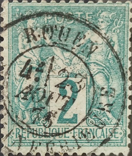 Timbre france oblitéré avant - france,