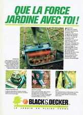 1987 Advertising 018 Black & Decker Gardening Rotofil Scarifier Advertising 018