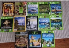 lot de 13 magazines GEO 