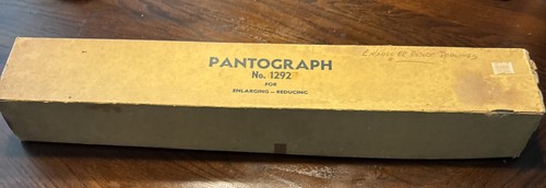 Pantograph 1292 a drawing - pantograph, no.