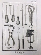 Proctologie en 1779 Instrument
