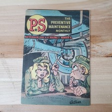 1951 PS The Preventive Maintenance Magazine issue #6 Will Eisner GREAT CONDITION