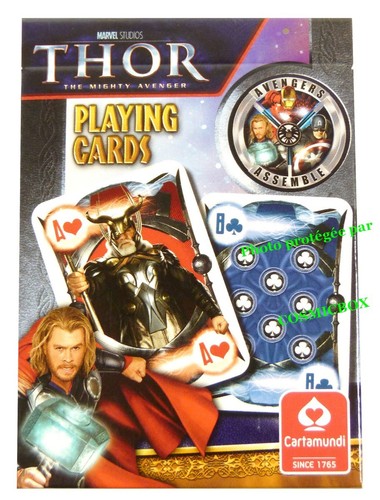 Jeu cartes jouer thor - jeu,