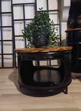 table basse ronde industriel