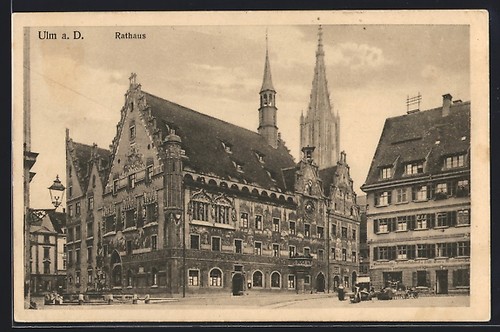 Carte postale ulm d - postale, a.