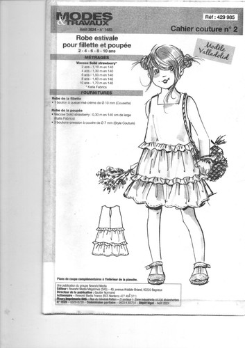 Patron poupée collection - collection, aout