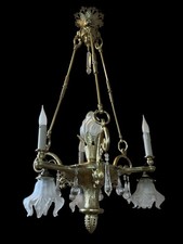 Grand Lustre Art Nouveau 