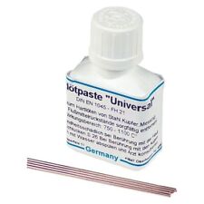 Kit soudo-brasure 4 baguettes laiton L-CuZn40 et flux décapant brasure