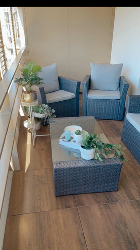 Salon balcon avec - salon, une