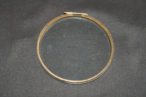 Verre rond plat pour pendule - verre,