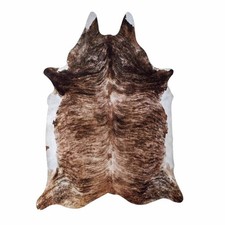Tapis Peau de Vache "Imitation" 120x158cm Marron