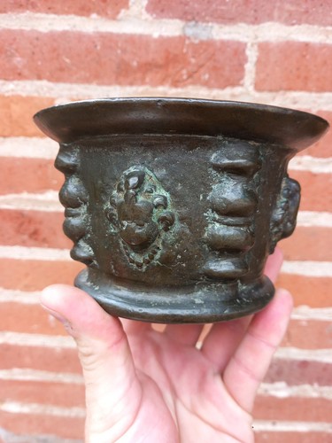Mortier bronze apothicaire - bronze,