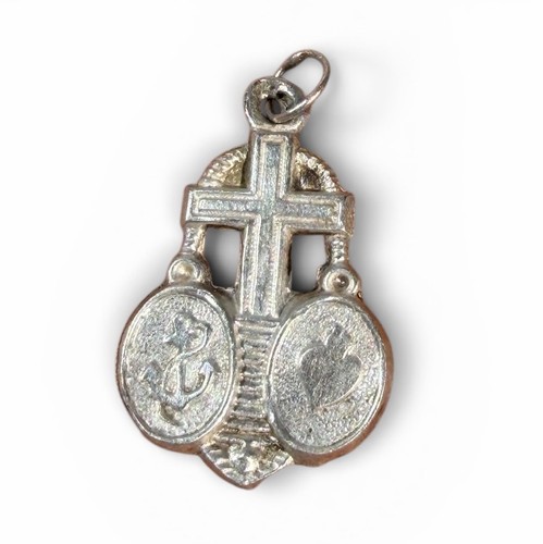 Médaille croix ancre trois - médaille,