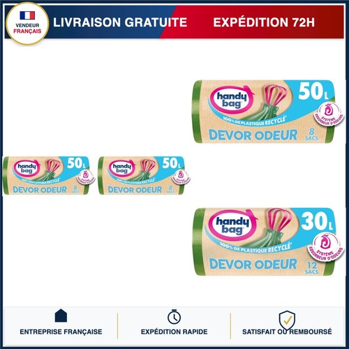 Handy bag sacs poubelle 50l - sacs,