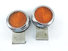 Lucas Amber Reflectors Triumph Norton BSA Vintage Ducati Moto Guzzi 650 750 219