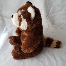 Peluche doudou raton laveur