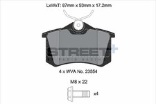 Plaquettes frein bora i - vw,