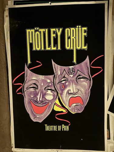 Affiche vintage mötley crüe - affiche,