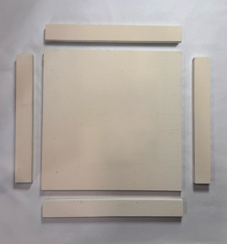 Boiler door insulation kit - insulation, for