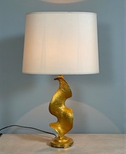 LAMPE EN BRONZE DORÉ DE