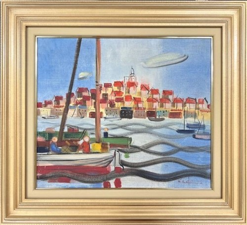 Tableau huile hiroshi kado - tableau,