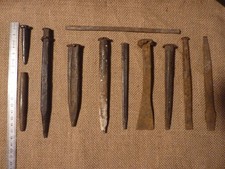 Burin Poinçons Ancien en Fer