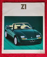 BMW Z1 Roadster 1988-1989 UK Market 18 page LARGE Sales Brochure
