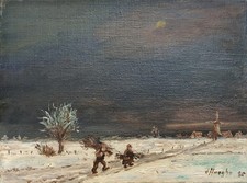 Huile sur Toile XXème Siècle