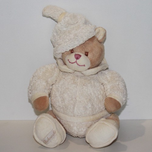 Doudou ours bukowski blanc - bukowski,