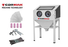 CORMAK 220L Sableuse Machine de sablage pneumatique professionnelle cabine SIDE